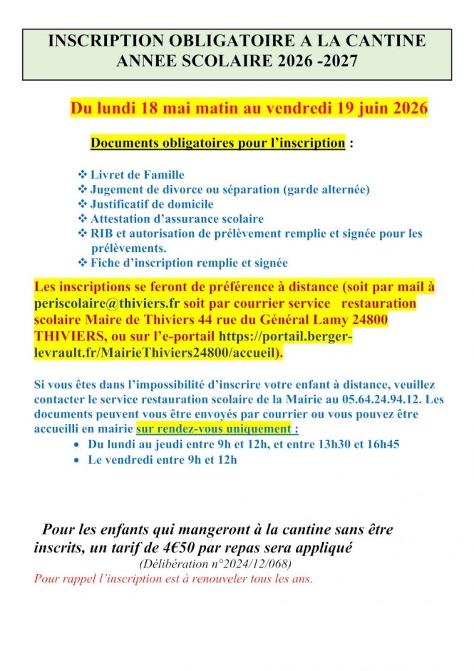 affiche-inscription-cantine-2026-2027